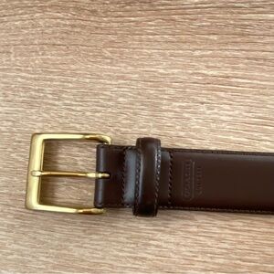 Coach Men’s Brown Leather Belt